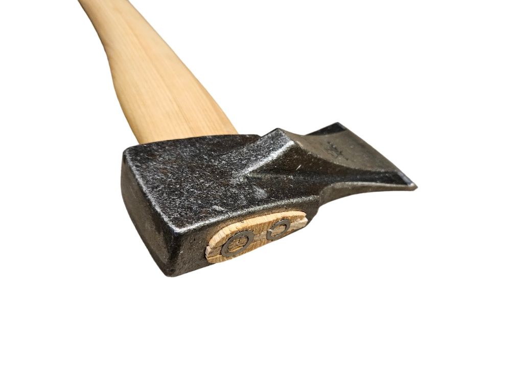 Krumpholz Super Spaltaxt 80cm Eschen-Kuhfußstiel 2.700g handgeschmiedet